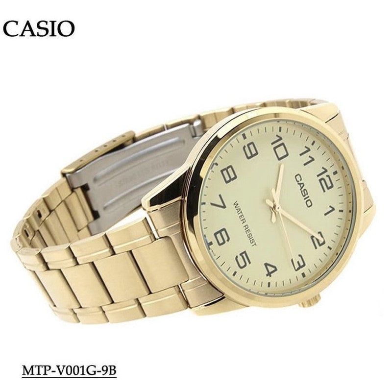 Reloj CASIO MTP-V001G-9B Acero Hombre Dorado - Btime